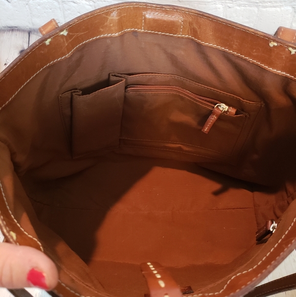 Brown leather bag - Picture 6 of 8